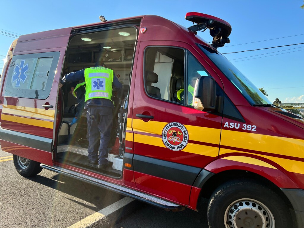 Atropelamento na BR-282 em Pinhalzinho
