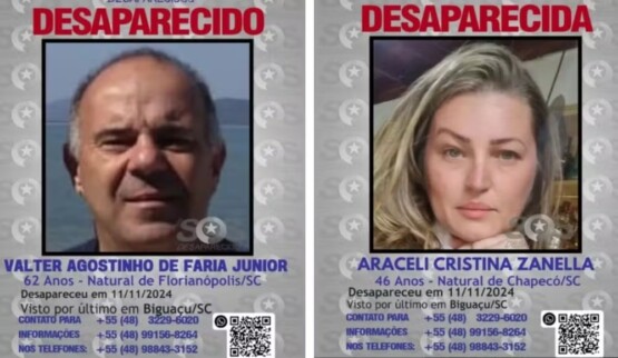 Buscas pelo Casal Desaparecido em Biguaçu: Apelo da Família e Avanços na Investigação