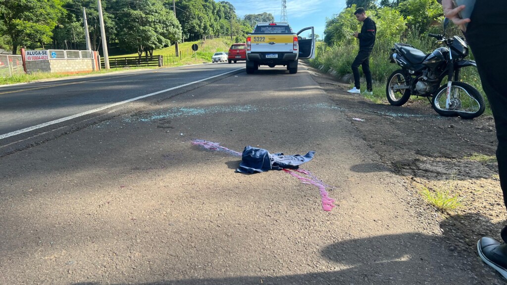 Acidente na SC-480: Motociclista Fica Ferido em Colisão