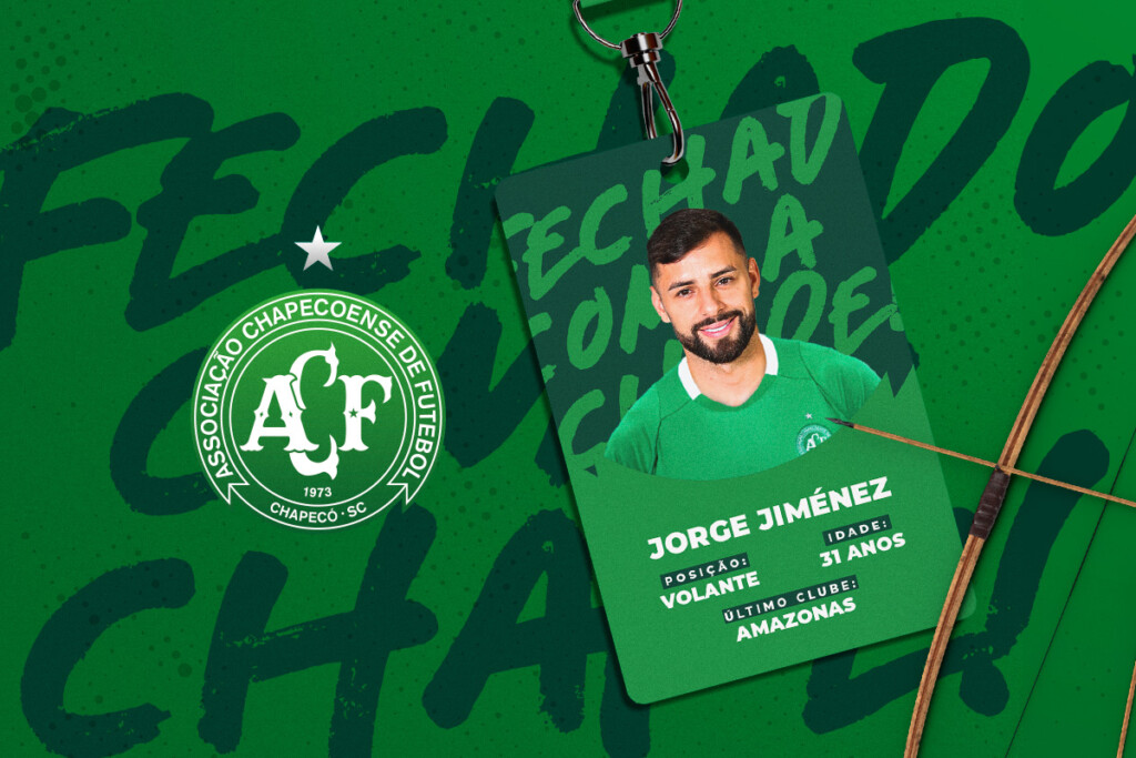 Jorge Jiménez é o novo reforço da Chapecoense para 2025