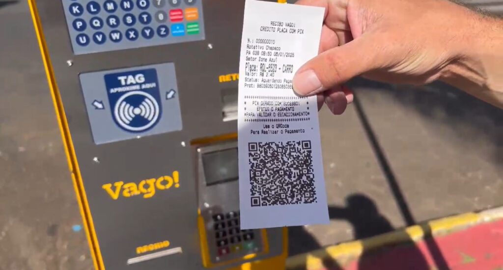 Funcionamento do Estacionamento Rotativo em Chapecó