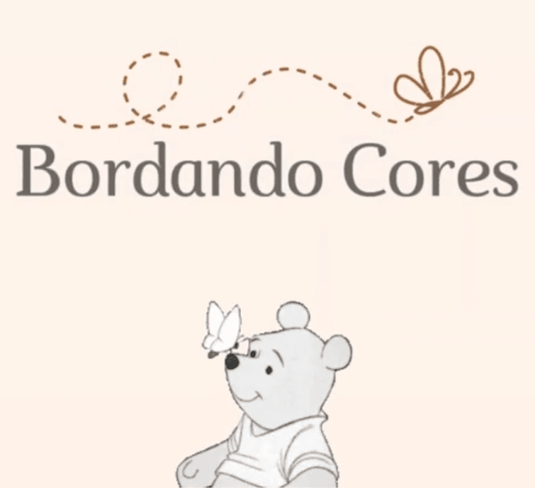 Logo Bordando Cores
