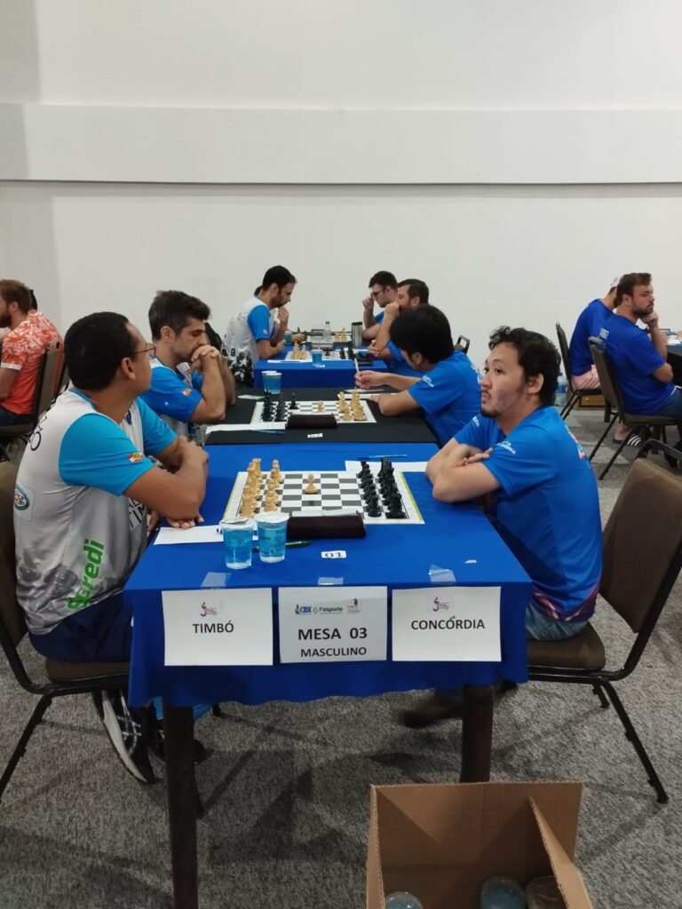 Concórdia Brilha no Xadrez dos Jogos Abertos de Santa Catarina