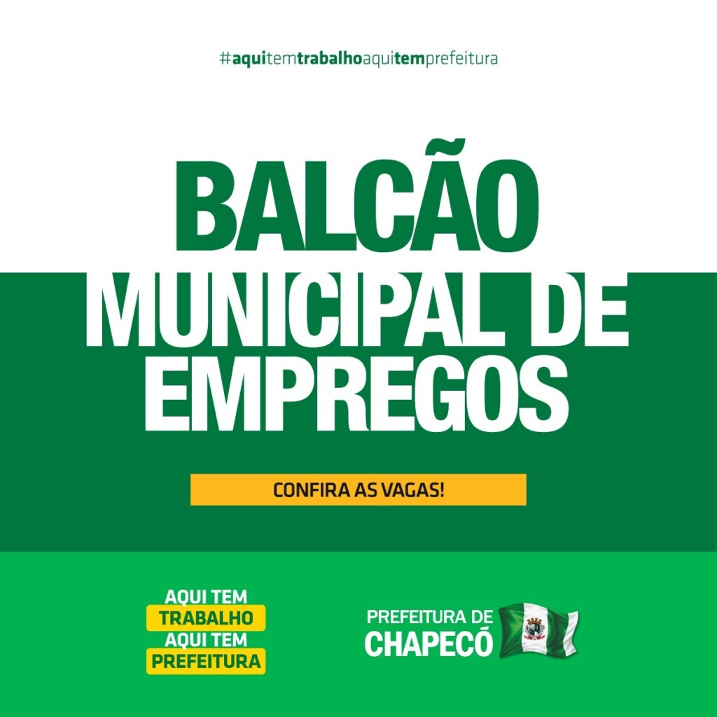 Oportunidades de Emprego na Prefeitura de Chapecó