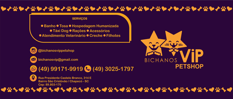 Logo Bichanos Vip Pet Shop