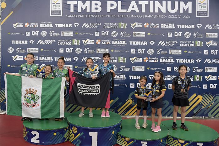 Tênis de Mesa: Chapecó conquista título e um vice no Brasileiro